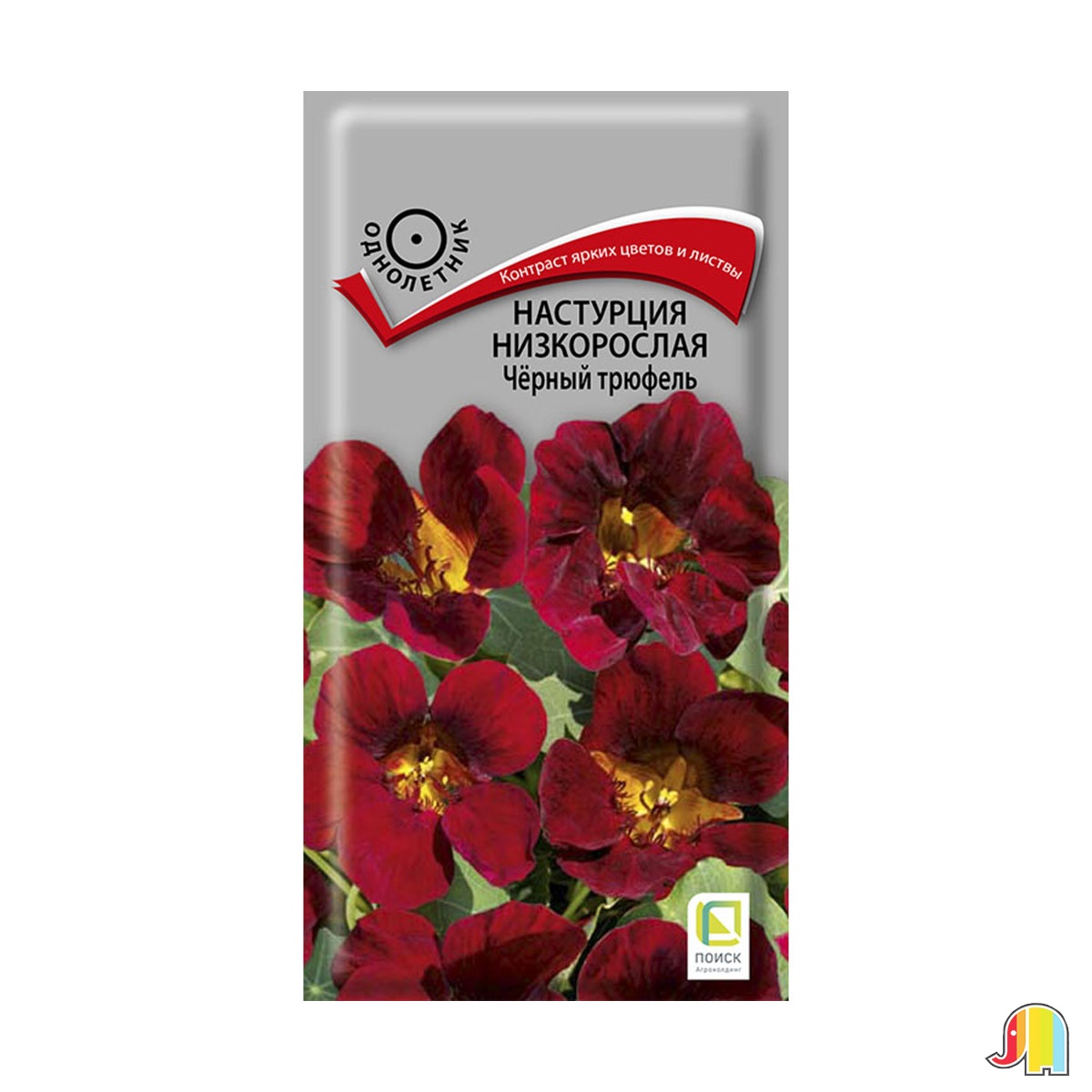 Настурция низкорослая Чёрный трюфель (ЦВ) (1) 1гр.